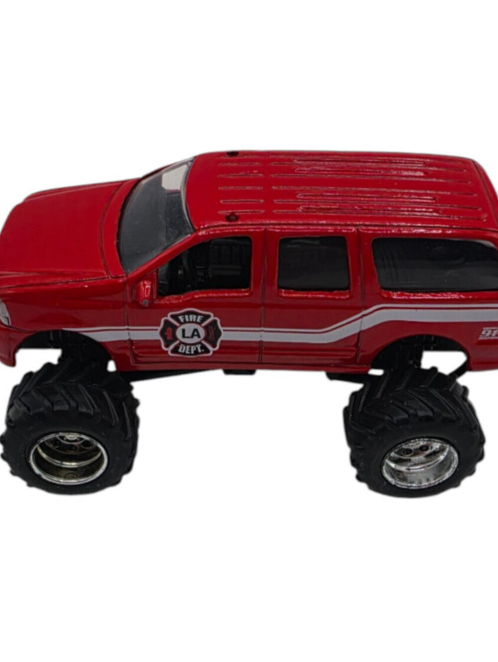 Jada Toys die-cast toy truck Just Trucks series LA Fire Dept Red